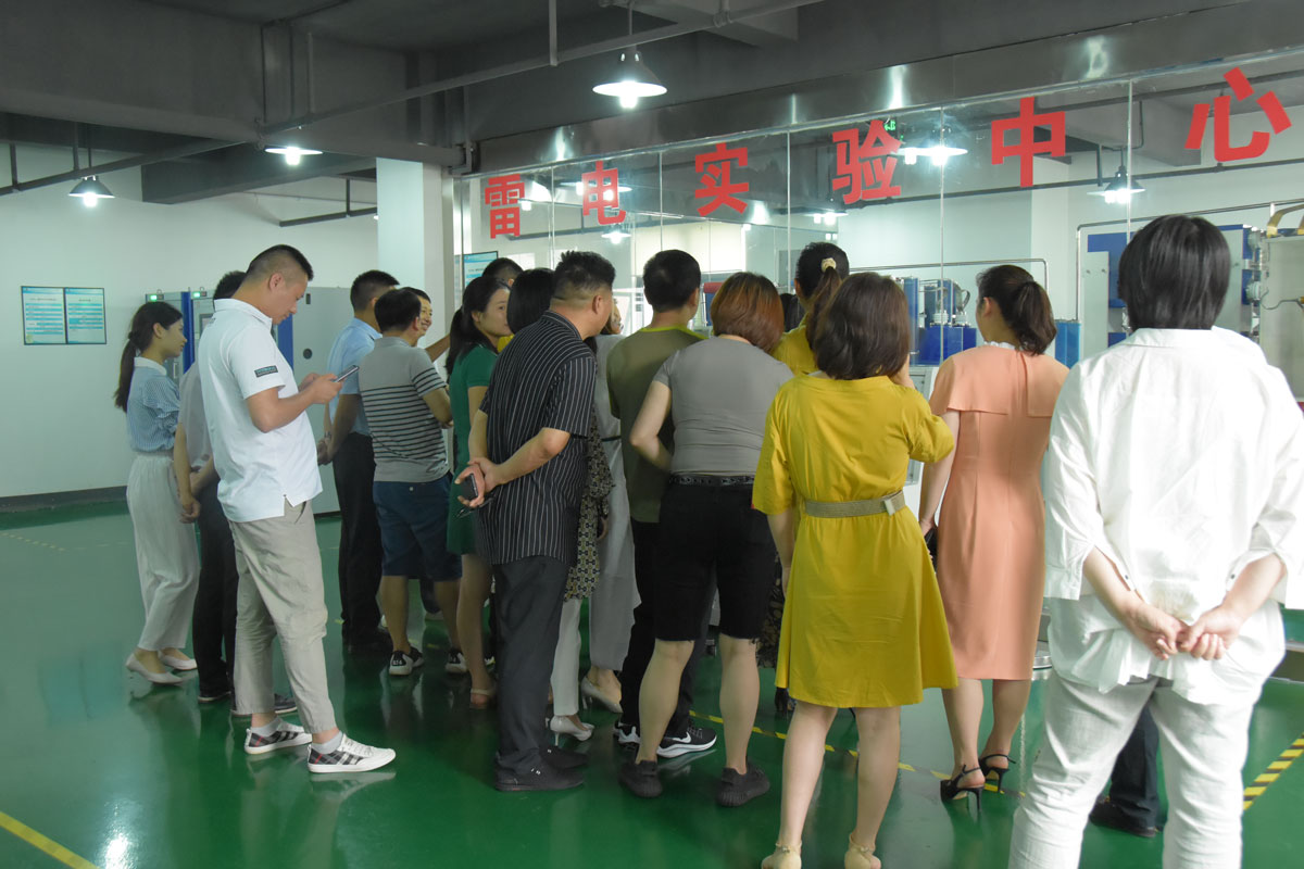 瑞士维多利亚大学MBA15-16班同学莅临宝威体育在线防雷考察交流